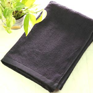 業務用黒バスタオル