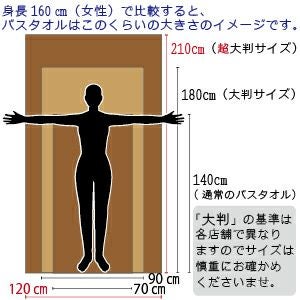 超大判バスタオル　サイズ