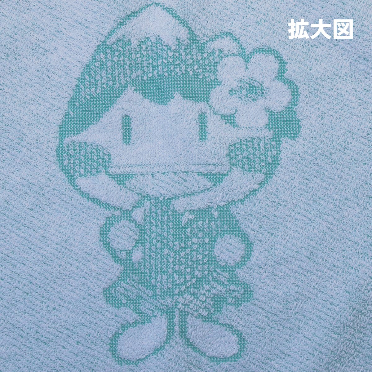 上げ落ちジャガード・オリジナルタオル製作・拡大図